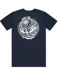 Luxury Keep It Cool organic cotton t-shirt, deep blue, premium screen printing, biodegradable packaging, polar bear conservation by Arcticus at brixbailey.com