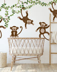 Extra Monkeys, Vines & Leaves - Repositionable Wall Decals Add-on Set