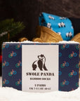 Bicycle Sock Box - 3 Pairs of Bamboo Socks (His)