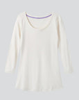3/4 Sleeve Scoop Neck Cotton Modal T-Shirt