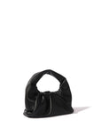 Luxury Marshmallow Croissant Bag, premium soft black leather, trendy evening handbag, stylish foldable design by Bob Oré at brixbailey.com