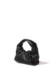 Luxury Marshmallow Croissant Handbag, Premium Soft Leather Black Evening Bag, Trendy Statement Piece by Bob Oré at brixbailey.com