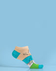 Cartoon horse socks, stylish fun socks for men, premium cotton blend, best-selling novelty socks by Body and I at brixbailey.com
