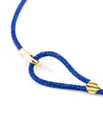 Shadow Grey Blake 9ct Yellow Gold and Stingray Leather Bracelet