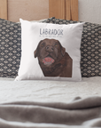 “Sofa? I Thought You Said ‘Snaccha!’” – Labrador Om Nom Nomnivore Cushion Cover