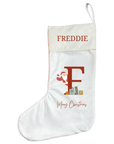 Personalised Christmas Stocking - Santa Brings Gifts Design