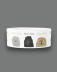 Chow Time in Style: Ceramic Dog Bowl Featuring a Chow Chow!