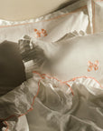 Arabella Bow Ruffle Frill Pillowcase Pair