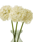 Cream Giant Allium Stem Faux Flower Arrangement