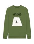 Warm, Fluffy & Slightly Suspicious – Samoyed Crewneck Sweatshirt