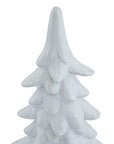 Large Snowy Fir Tree Winter Decor Accent