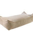 MeowBaby® Pouffe For Children, Rectangular, Corduroy - Sand