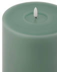 Sage Green LED Wax Candle Melt Look