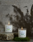 Magrada Green Scented Candle – Fresh & Spicy Aroma, 30hr Burn Time by Magrada Organic Cosmetics at www.brixbailey.com