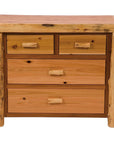 4 Drawer Low Boy Cedar Chest