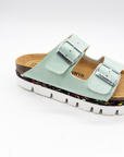 BUBBLES | Platform Sandal Aqua Blue