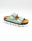 BUBBLES | Platform Sandal Aqua Blue
