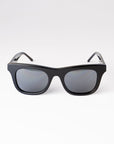 Classic Genderless Black Sunglasses - UV Protection & Biodegradable Frames by Reecy at brixbailey.com