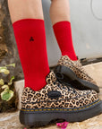 Classic Red Bamboo Socks