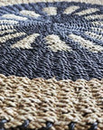 Round Seagrass Black & Tan - Inner Sun - 1m