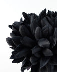 Pack of 6 x Artificial Flowers Extra Large Reflex Chrysanthemum - Black 75cm-3