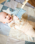 Small baby activity mat, 80x80 cm - Blue