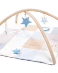 Small baby activity mat, 100x100 cm - Blue
