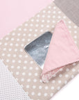 Small baby activity mat, 100x100 cm - Pink