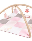 Small baby activity mat, 100x100 cm - Pink
