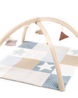 Small baby activity mat, 80x80 cm - Blue