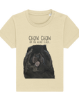 Adorable Black Chow Chow Baby T-Shirt – Cute Dog-Themed Baby Tee | Perfect Gift for Dog Lovers