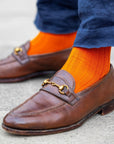 Burnt Orange Bamboo Socks