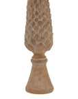 Large Pinecone Sculpture Nature Inspired Accent