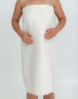 Cotton Waffle Sauna Wrap with Velcro Closure