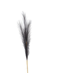 Elegant Grey Faux Pampas Grass Stem | Boho Home Decor