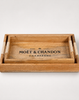 Wooden Serving Trays Moët & Chandon Champagne Serving Tray