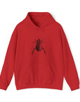 Graphic Insect Print Unisex Hooded Sweatshirt
