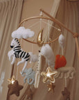Handmade Safari baby mobile-2