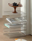 Minimalist Metal Magazine Rack