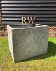 Vintage Galvanised Trough Planter / Herb Garden /Raised Bed Pond /Plant Pot D
