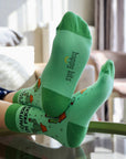 Caution I'm Prickly Bamboo Socks
