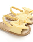 Baby Girls Bow Knot Sandals - Stylish & Comfortable for 0-18 Months by Baby Lamby at brixbailey.com