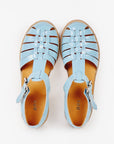 Handmade Leather Fisherman Sandals Light Blue