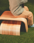 Adjustable Wooden Step Stools - Set of 2