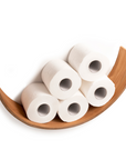 Handmade Wooden Toilet Paper Holder - Smile