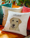 “Sofa? I Thought You Said ‘Snaccha!’” – Labrador Om Nom Nomnivore Cushion Cover
