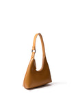 Luxury Alexia small hobo bag, elegant smooth leather handbag with silver hardware, best-selling yellow designer purse by Bob Oré at brixbailey.com