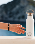 Luxury air bracelet with authentic volcanic stones, agate gemstone, inspired by Iceland landscape, sustainable unisex design by Arcticus at brixbailey.com