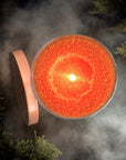 Add a Burst of Color with The Candledust 160 Orange Candle - Eco-Friendly & Unscented Elegance for Your Home by Candledust at www.brixbailey.com