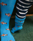 Children's Clown Fish Bamboo Socks
